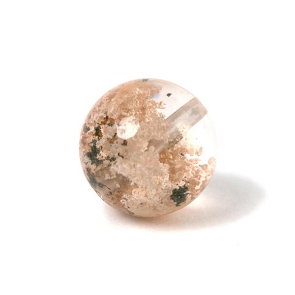 個性あふれる庭園水晶【一点もの】ガーデンクォーツ（ホワイト） 12mm