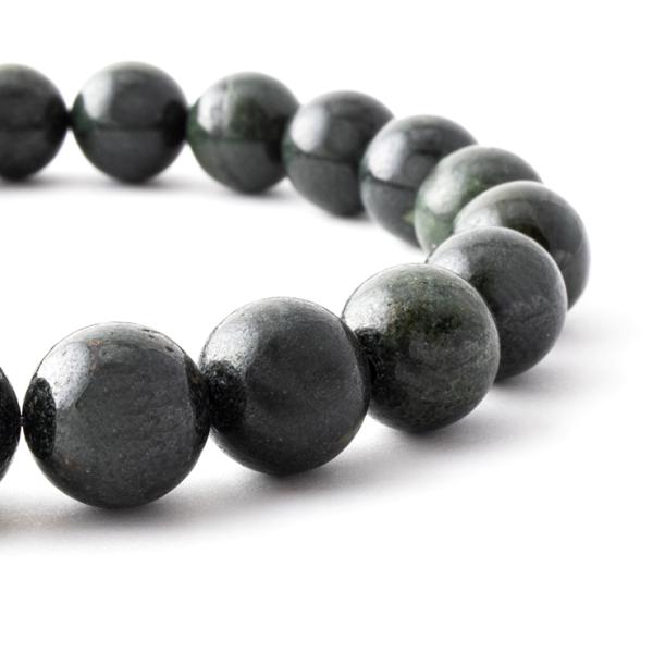 【一点もの】神居古潭石 Bタイプ 10mm シンプルブレスレット