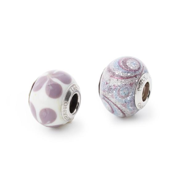 【一点もの】ベネチアンビーズ 2個セット