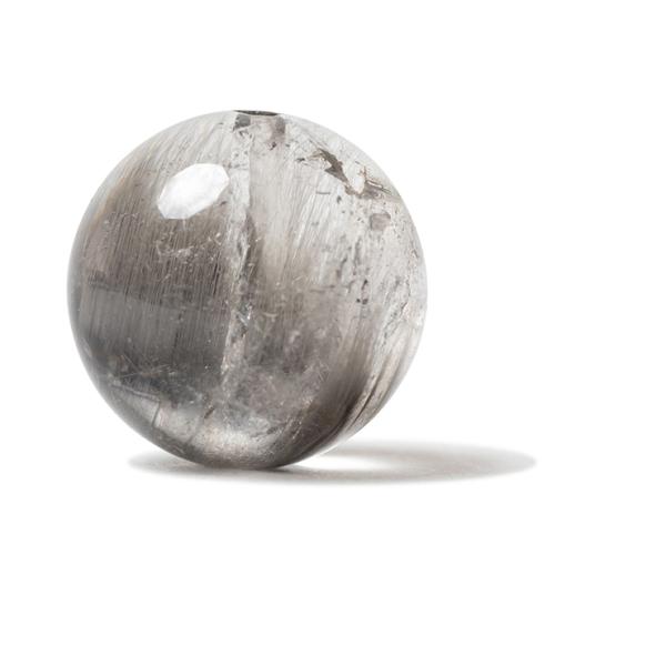 最高品質の白金色ルチル【一点もの】プラチナルチルクォーツ 10mm