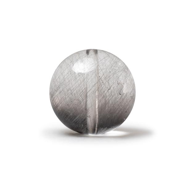 最高品質の白金色ルチル【一点もの】プラチナルチルクォーツ 12mm