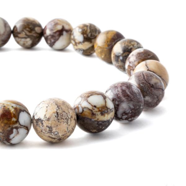 【一点もの】ワイルドホース10mm シンプルブレスレット パワーストーン/天然石/ギフト