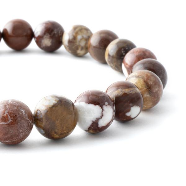 【一点もの】ワイルドホース10mm シンプルブレスレット パワーストーン/天然石/ギフト