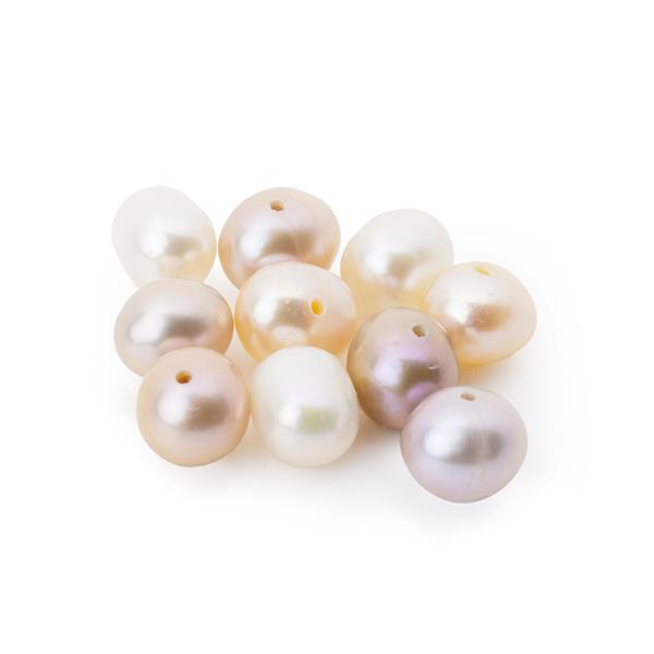 淡水パール（ミックス）7mm 3粒単位