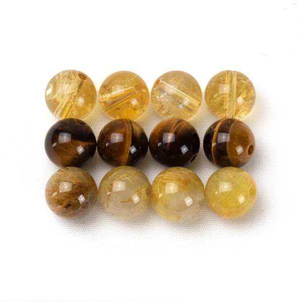 【パック】金運 天然石セット（3ストーン各4粒）