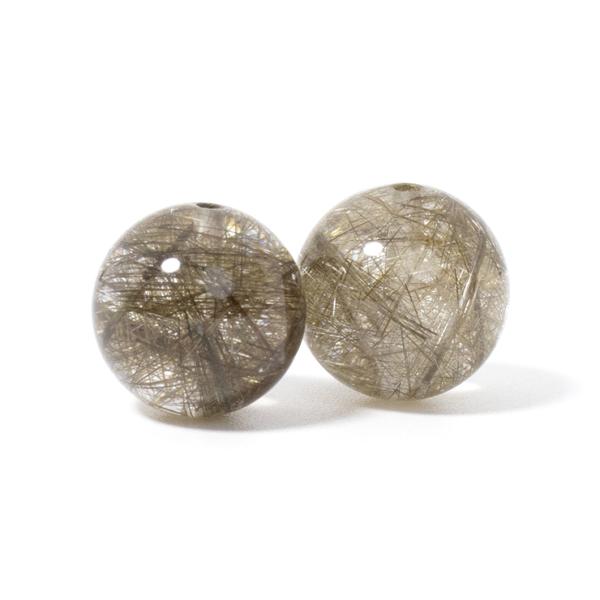 【粒売り/バラ売り】シルバールチルクォーツ（針多） 12mm