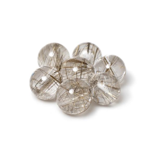 【粒売り/バラ売り】シルバールチルクォーツ（クリア） 8mm