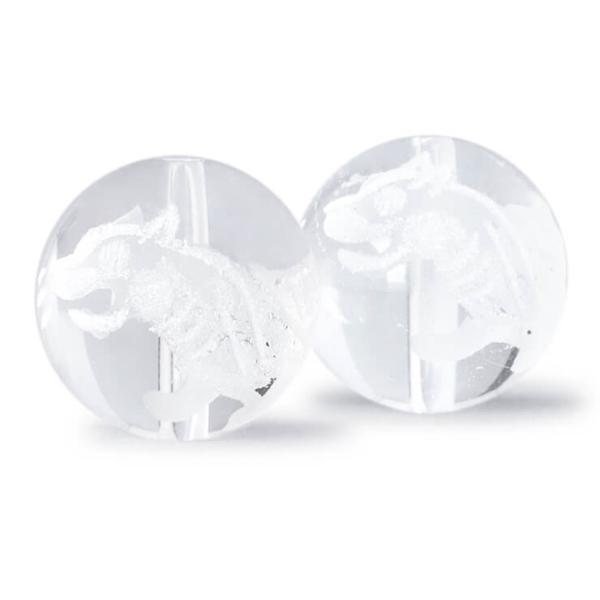 【粒売り/バラ売り】四神クリスタル 白虎 14mm