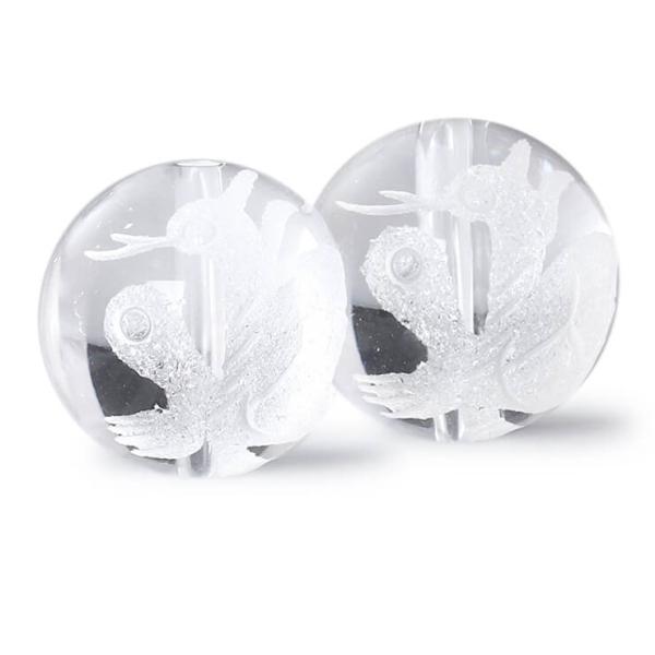 【粒売り/バラ売り】四神クリスタル 玄武 14mm Bタイプ