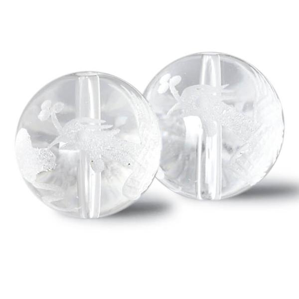 【粒売り/バラ売り】四神クリスタル 朱雀 14mm Bタイプ