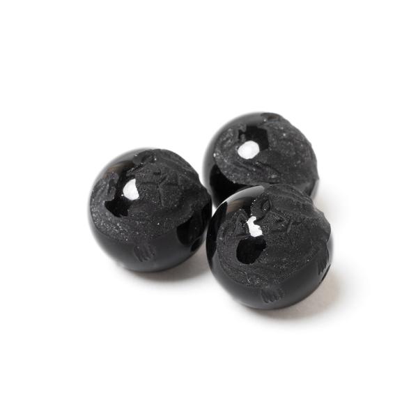 【粒売り/バラ売り】四神モリオン 玄武 12mm