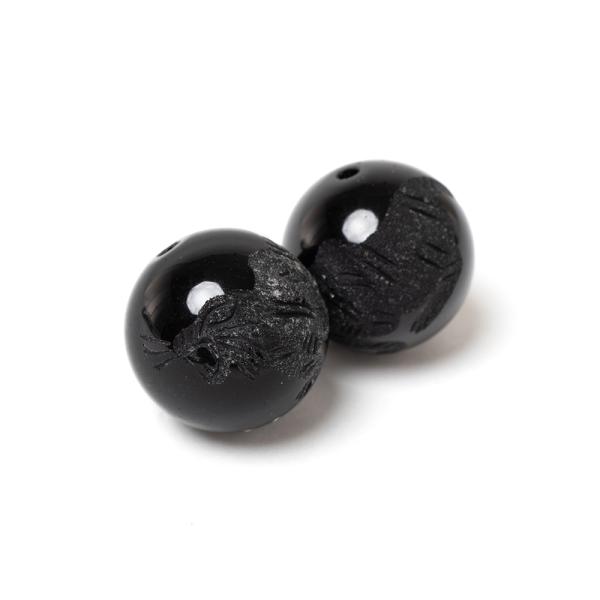 【粒売り/バラ売り】四神モリオン 白虎 14mm