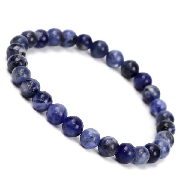 ソーダライト6mm シンプルブレスレット