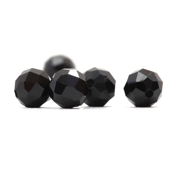 【粒売り/バラ売り】ブラックスピネル（32面カット） 4mm