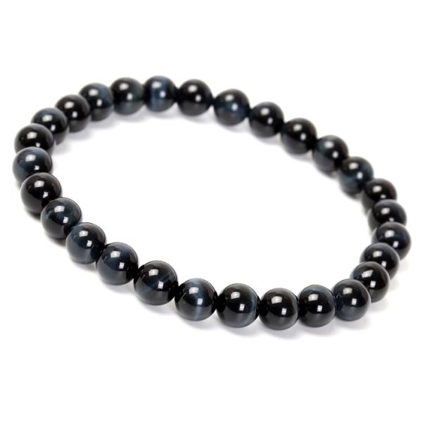 ブルータイガーアイ6mm シンプルブレスレット