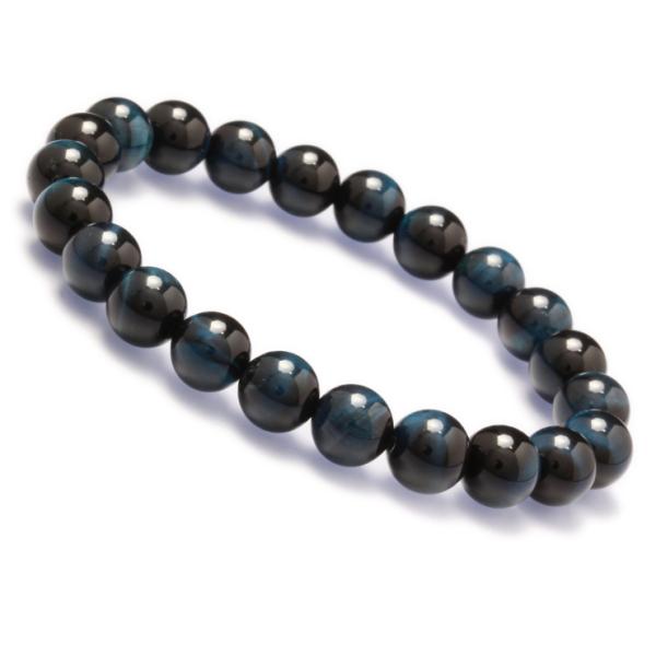 マリンブルータイガーアイ8mm シンプルブレスレット