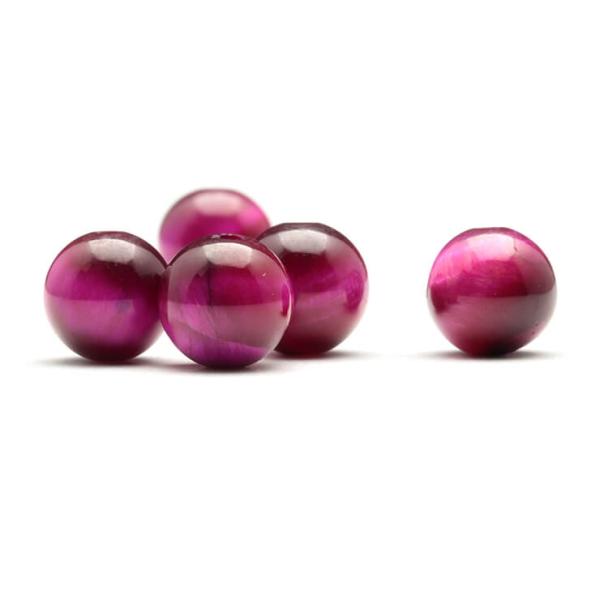 【粒売り/バラ売り】ピンクタイガーアイ 6mm