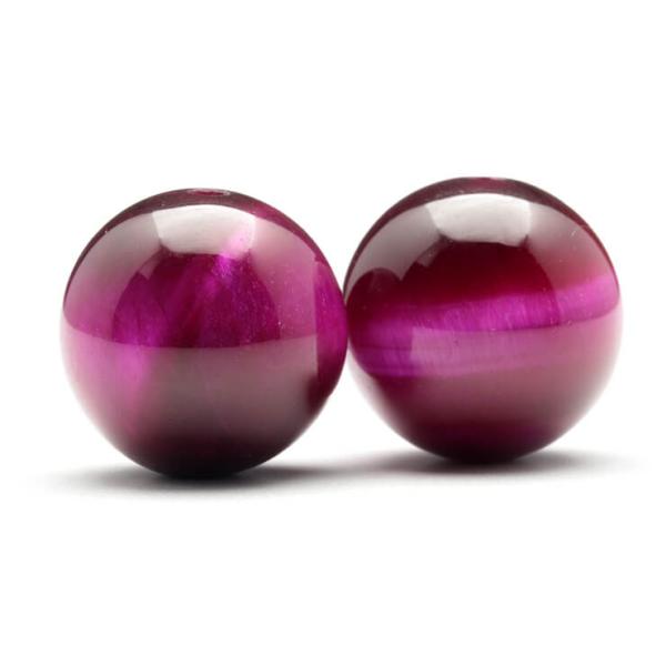 【粒売り/バラ売り】ピンクタイガーアイ 12mm