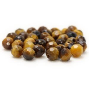 【粒売り/バラ売り】イエロータイガーアイ(64...の詳細画像1