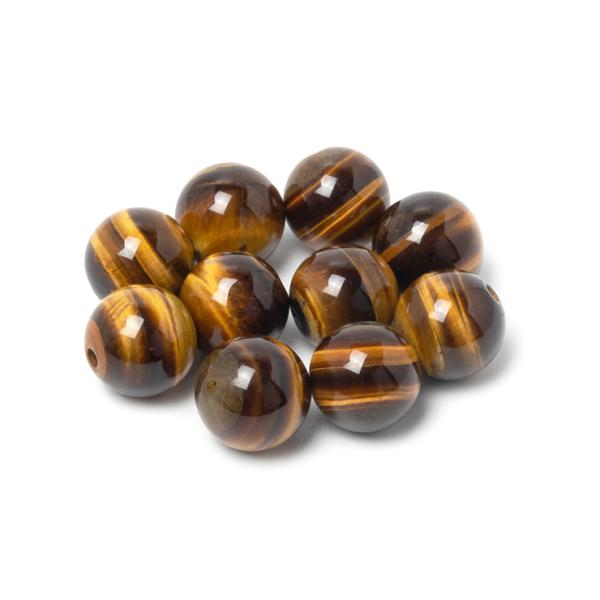 【粒売り/バラ売り】イエロータイガーアイ 6mm