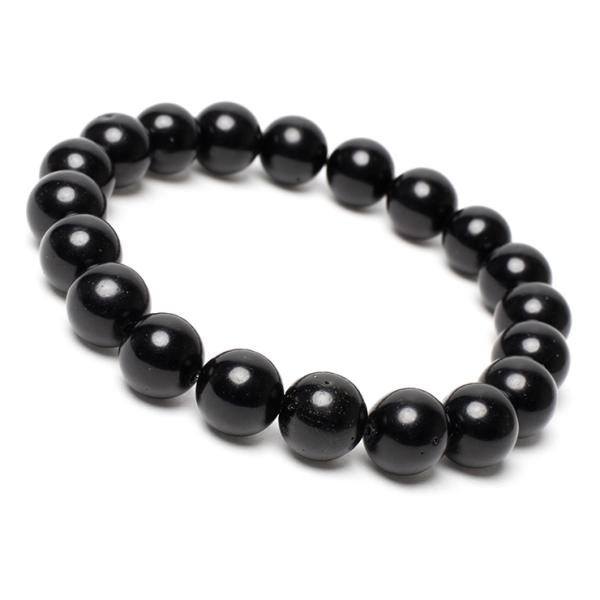 テクタイト 10mm シンプルブレスレット