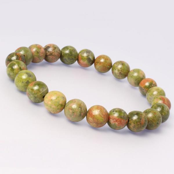 ユナカイト8mm シンプルブレスレット