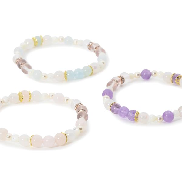 【winQ】ミルキーカラーブレスレット