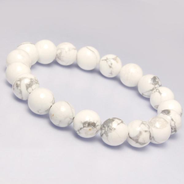 ハウライト（マグネサイト）10mm シンプルブレスレット