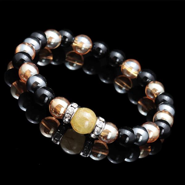 【X.G】オーラブレス ルチルクォーツ10mm