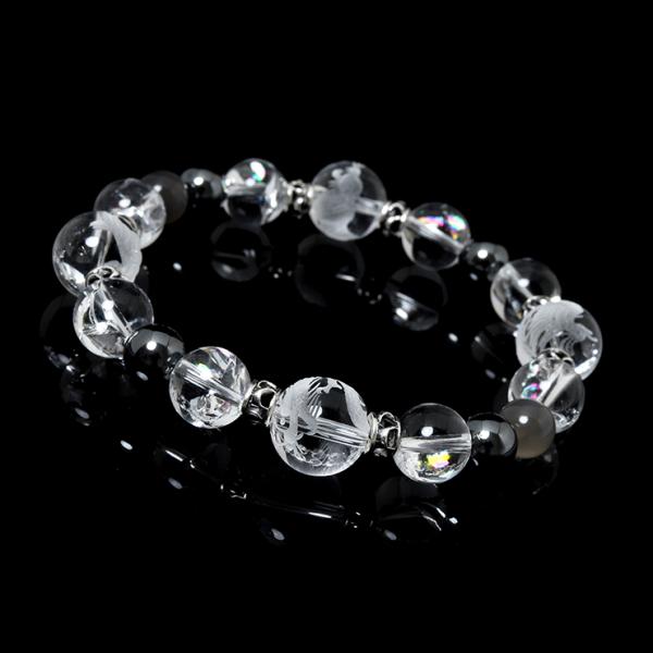 【X.G】四神クリスタル12mm デザインブレスレット
