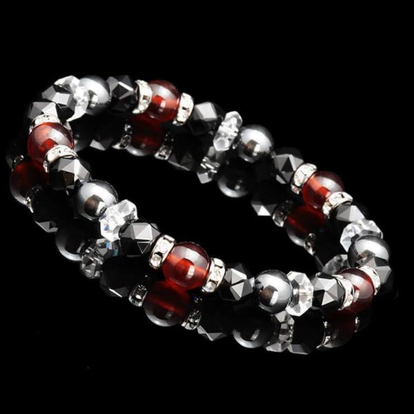 【X.G】ブラックスピネル・オレンジガーネット