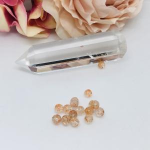 サンストーン 4mm 粒売り ビーズ 1粒の商品画像