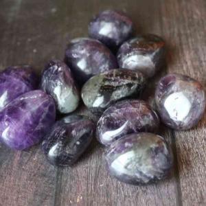 濃い アメジスト タンブル Mサイズ 浄化 イ...の詳細画像1