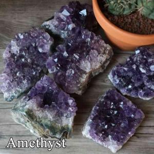 アメジスト 原石 ミニ クラスター 約50gセット 水晶 紫水晶 天然石