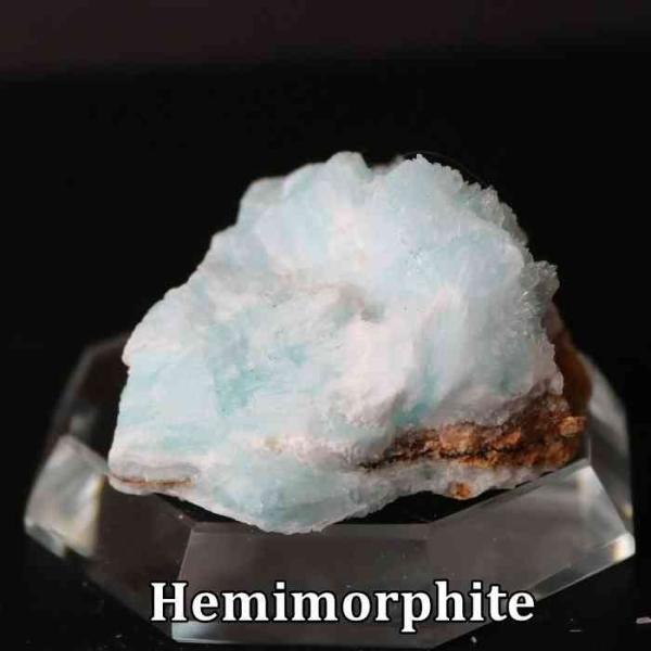 ライトブルー ヘミモルファイト 原石 異極鉱 1点物 鉱物 標本 天然石 置物 プレゼント ギフト ...