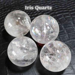 水晶 丸玉 虹入り 55mm スフィア 置物 水晶玉 一点物 送料無料 151