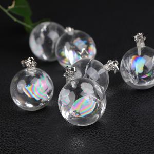 アイリスクォーツ ペンダントトップ 王冠 虹 ...の詳細画像3