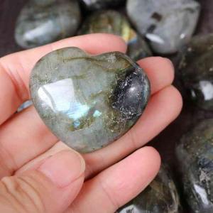 ラブラドライト ハート タンブル Mサイズ 1...の詳細画像2