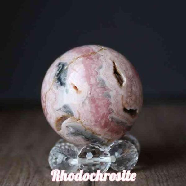 インカローズ 丸玉 スフィア ロードクロサイト 26mm 浄化 インテリア 天然石 パワーストーン ...