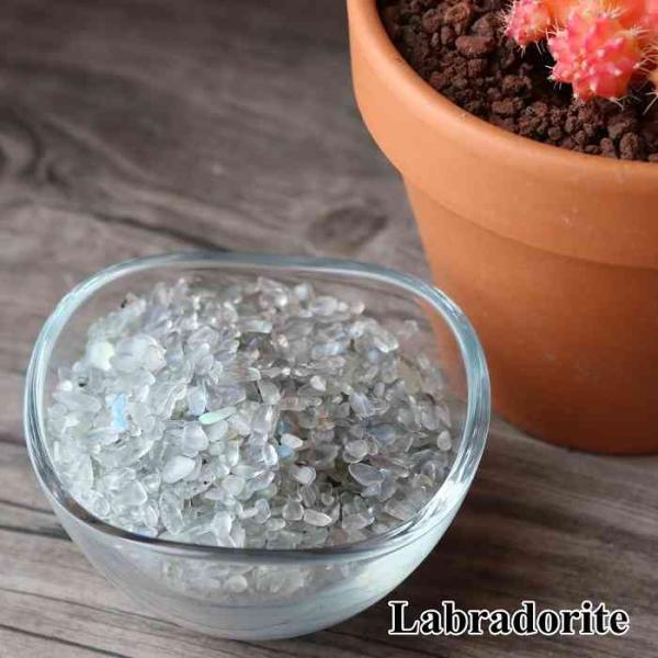 ラブラドライト さざれ石 極小粒 100g 浄化 インテリア オルゴナイト ネイル 天然石 パワース...