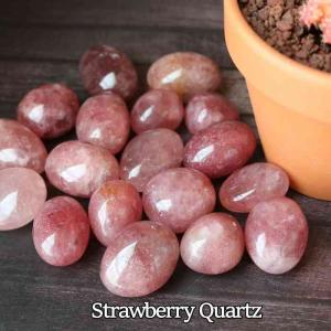 クンツァイト タンブル M・Lサイズ 1個 天然石 握り石 マクラメ