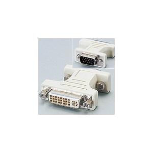 エレコム DVI-I変換アダプタ DVI29ピンメス - D-Sub15ピン（ミニ） オス AD-D...