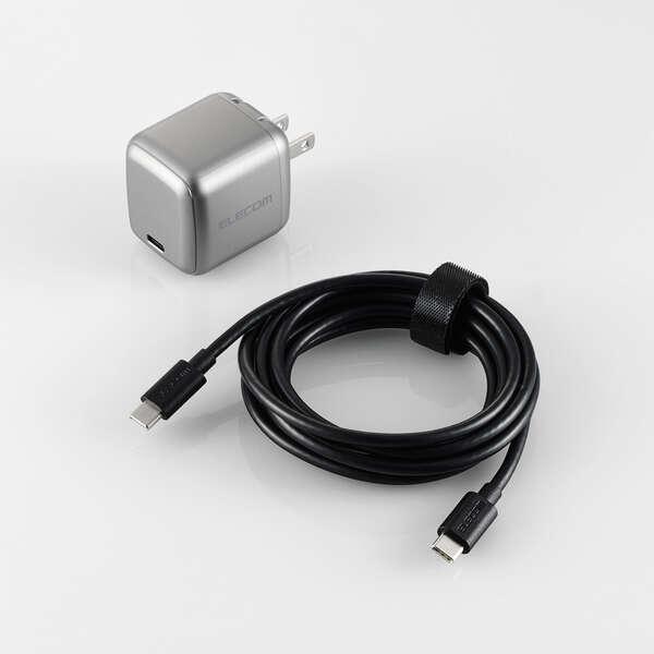 あすつく エレコム USB Type-C コンセント 充電器 PD 70W PPS USB-C ×1...