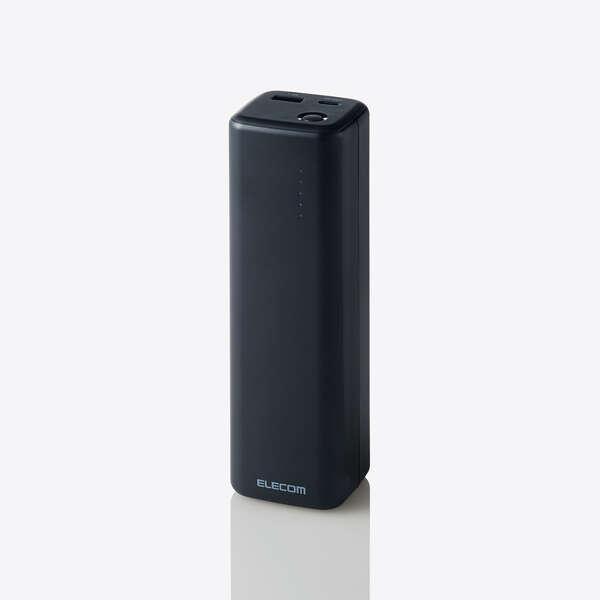 エレコム モバイルバッテリー 20000mAh Type-C×1ポート USBA×1ポート PD 高...