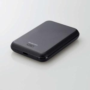 あすつく エレコム モバイルバッテリー 5000mAh 12W 入出力( Type C ×1) マグネット式ワイヤレス充電 MagSafe 対...｜pasoden