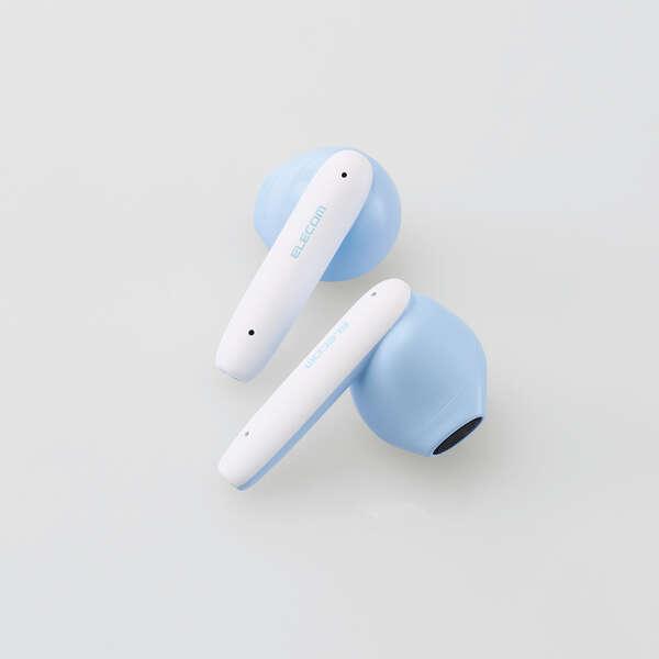 即納 エレコム ワイヤレスイヤホン Bluetooth 5.3 低遅延 タッチセンサー 超軽量 【 ...
