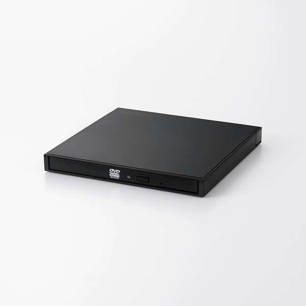 あすつく エレコム 外付け DVDドライブ ( CD / DVD ) USB 2.0 Type-Cケ...