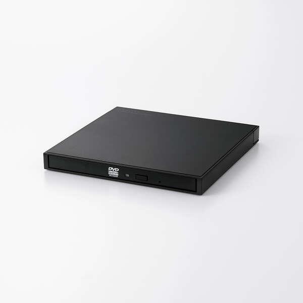 あすつく エレコム 外付け DVDドライブ ( CD / DVD ) USB 2.0 Type-Cケ...