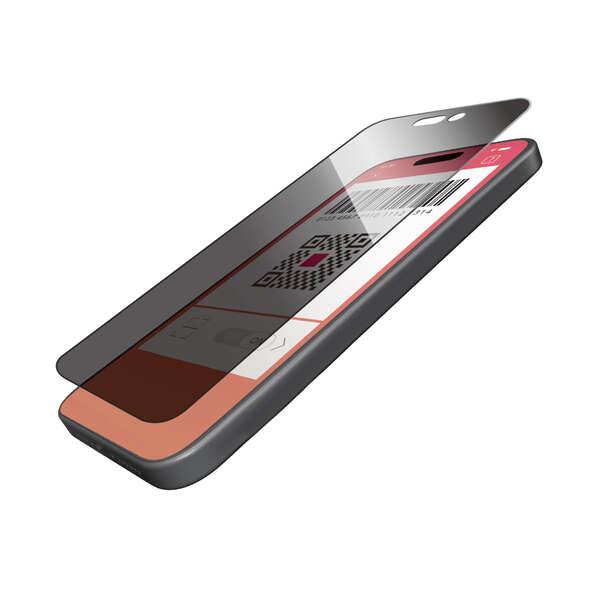 即納 エレコム iPhone 15 Pro ガラスフィルム 高光沢 覗き見防止 プライバシー保護 強...