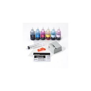 詰替えインク/エプソン/IC70IC80対応/6色パック(4~5回分)[ELECOM(エレコム)] エプソン用80/70詰め替えインクキット THE-8070KIT編集